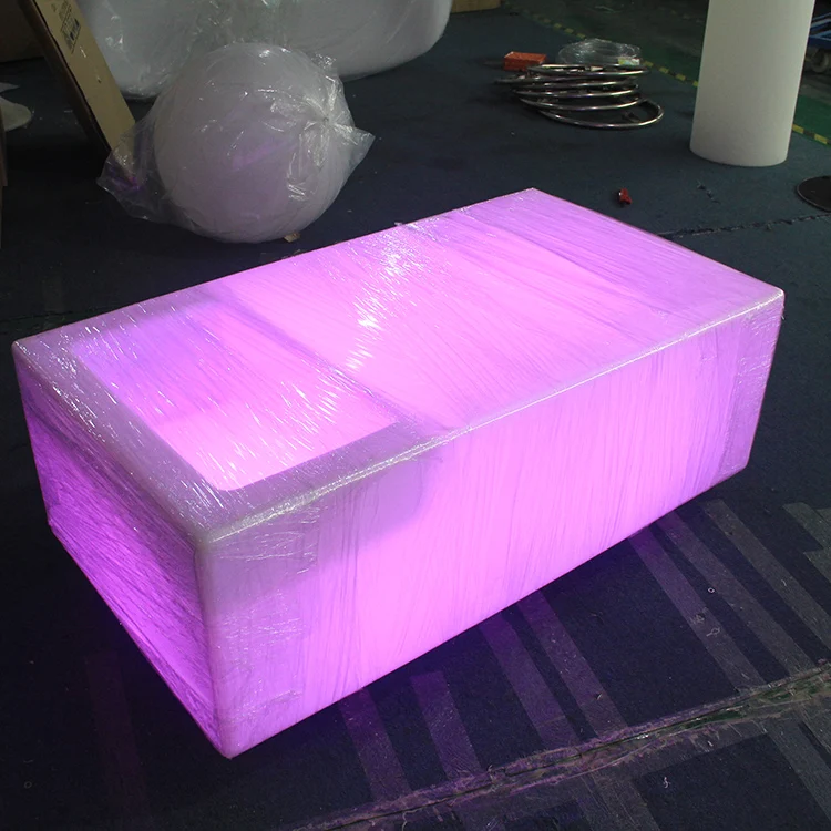 Modern Furniture Glowing Party Outdoor Decorative Led Cocktail Bar Table