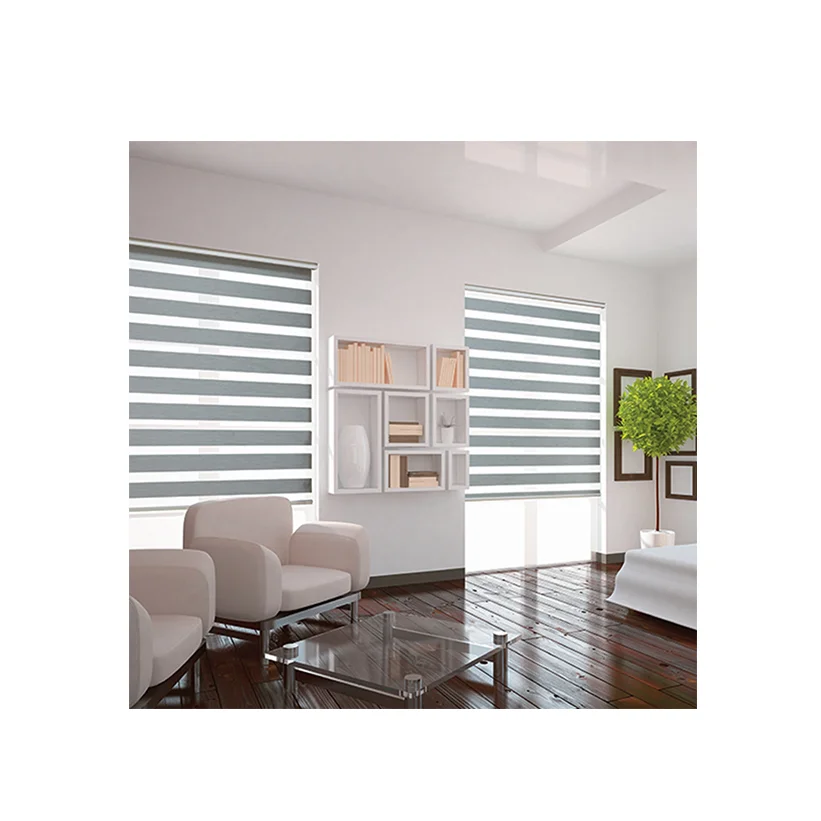 2022 Hot Sale Spring System Cordless Day And Night Rainbow Blind Zebra Blinds Factory price wholesale