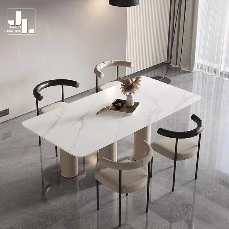 Classic vintage design chair metal frame high backrest teddy fabric metal dining chair for restaurant hotel canteen