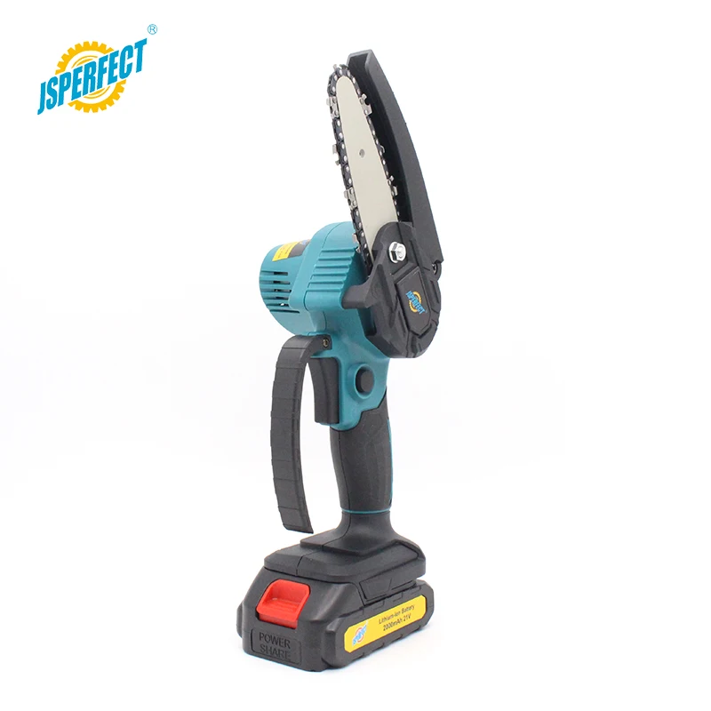 Jsperfect 21V moter бензопила Мини 4-дюймовый бесшнурового електричюеского цепная