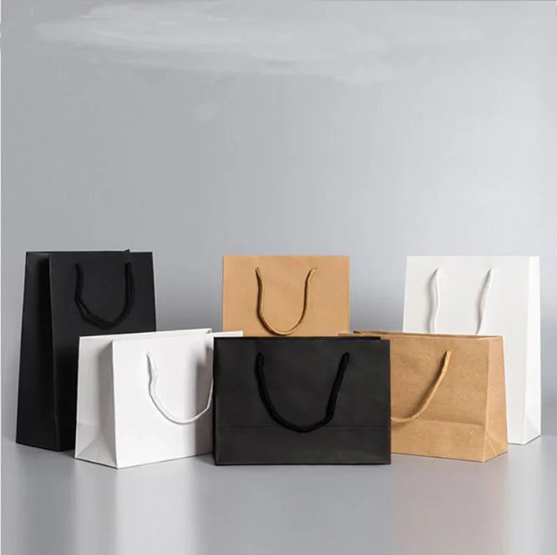 Chicken Wings Branded Square Mini Candy Reusable White Blank Small Jewelry Paper Bag Small 12X15 For Present