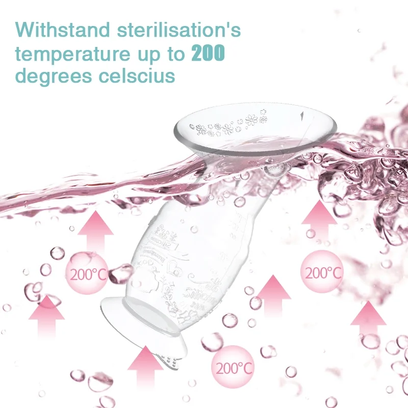 Silicone Breastfeeding Milk Collector Manual Breast Pump Baby Milk