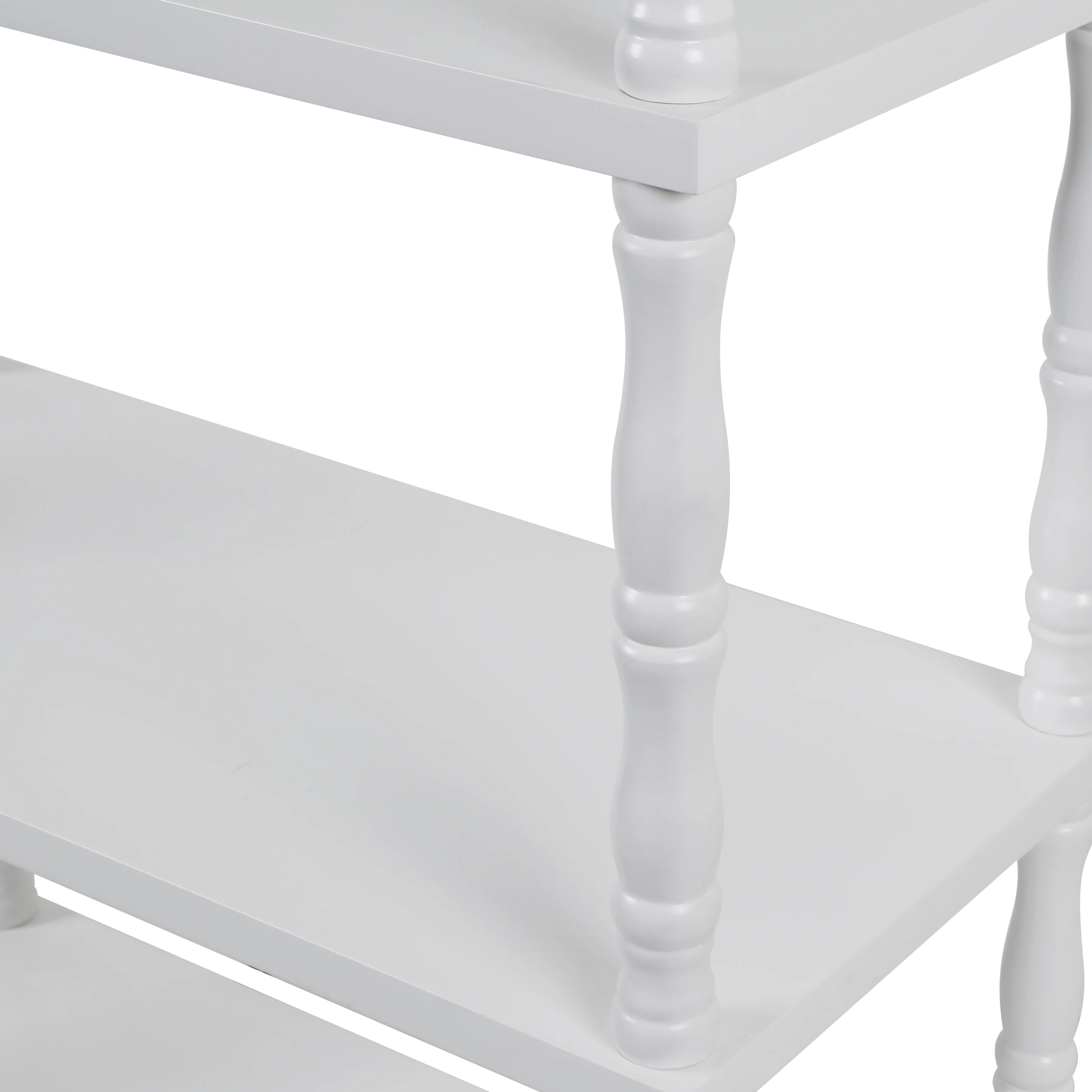 Modern Four-Layer Open Solid Wood Display Stand Furniture Cupboard Dining Sideboard