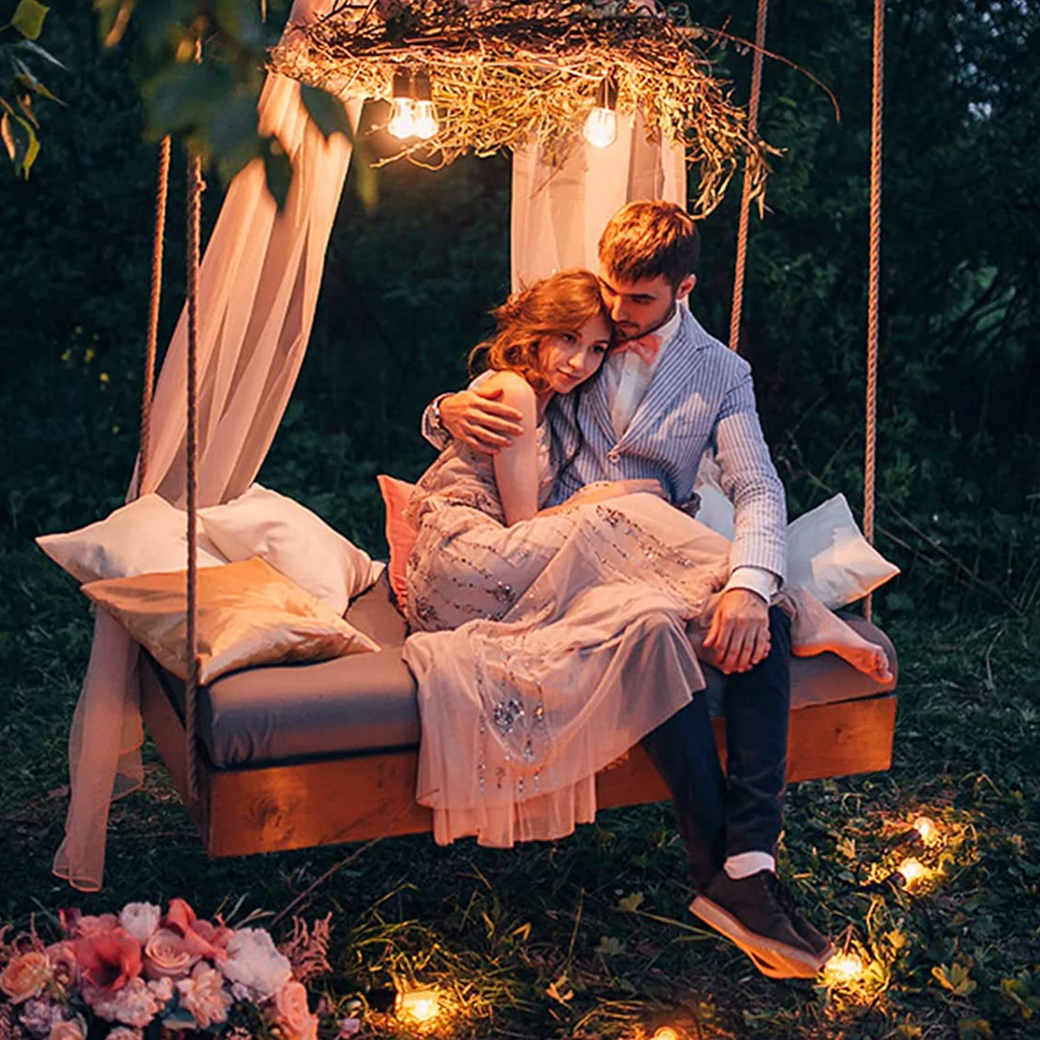 Chinese Factory Holiday lighting S14 Waterproof Patio solar Outdoor led String Lights