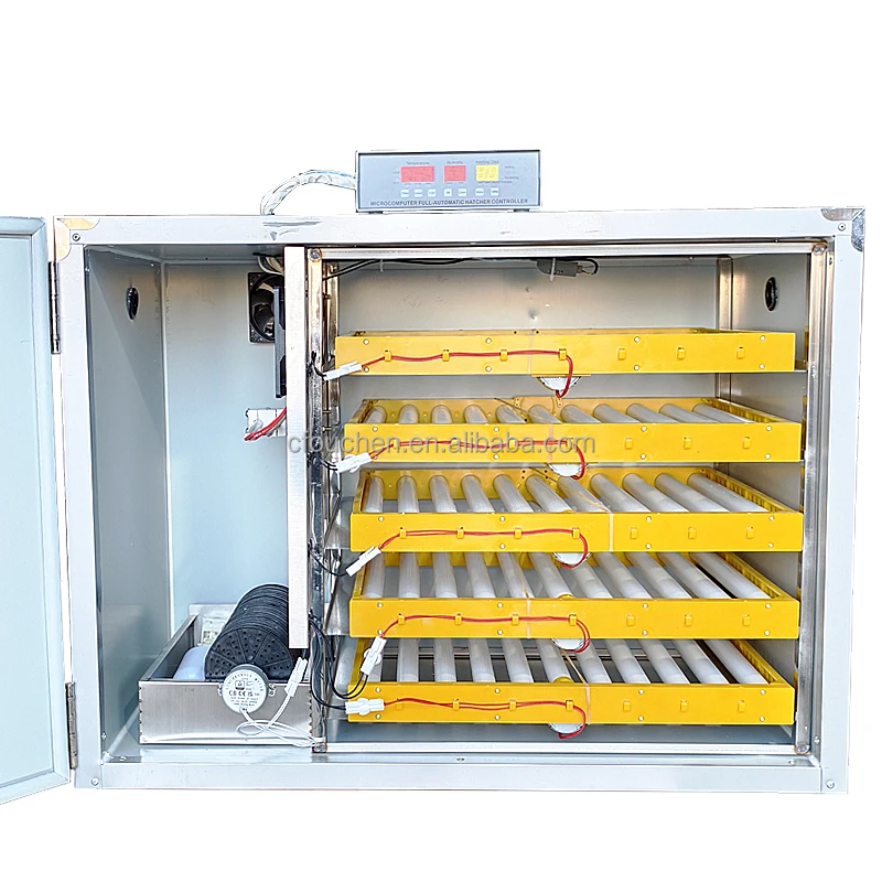 OUCHEN cheap price automatic chick 350 eggs hatching machine for dc/ac power supply