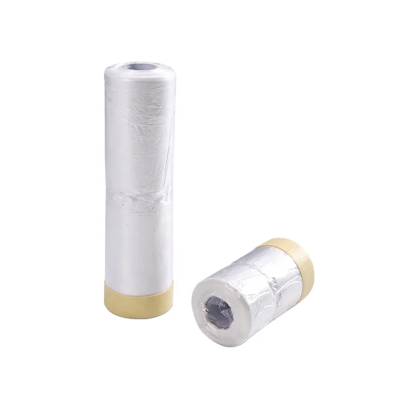 Factory made Self adhesive masking film hdpe furniture cover film 20m