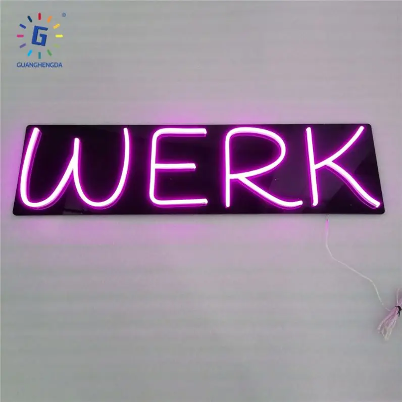 China Factory Bacardi Clear Neon Signs Drug