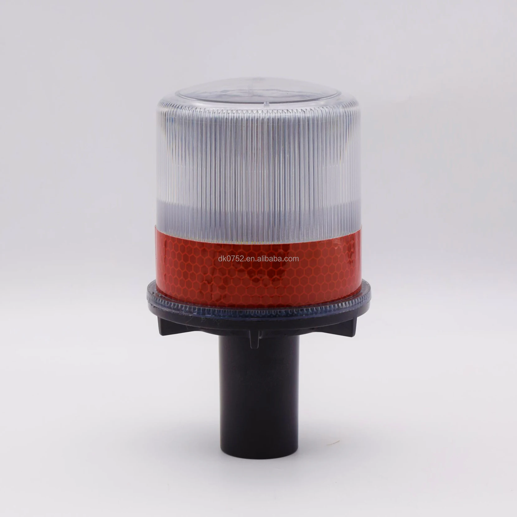 DK led Waterproof traffic safety warning beacon solar powered light