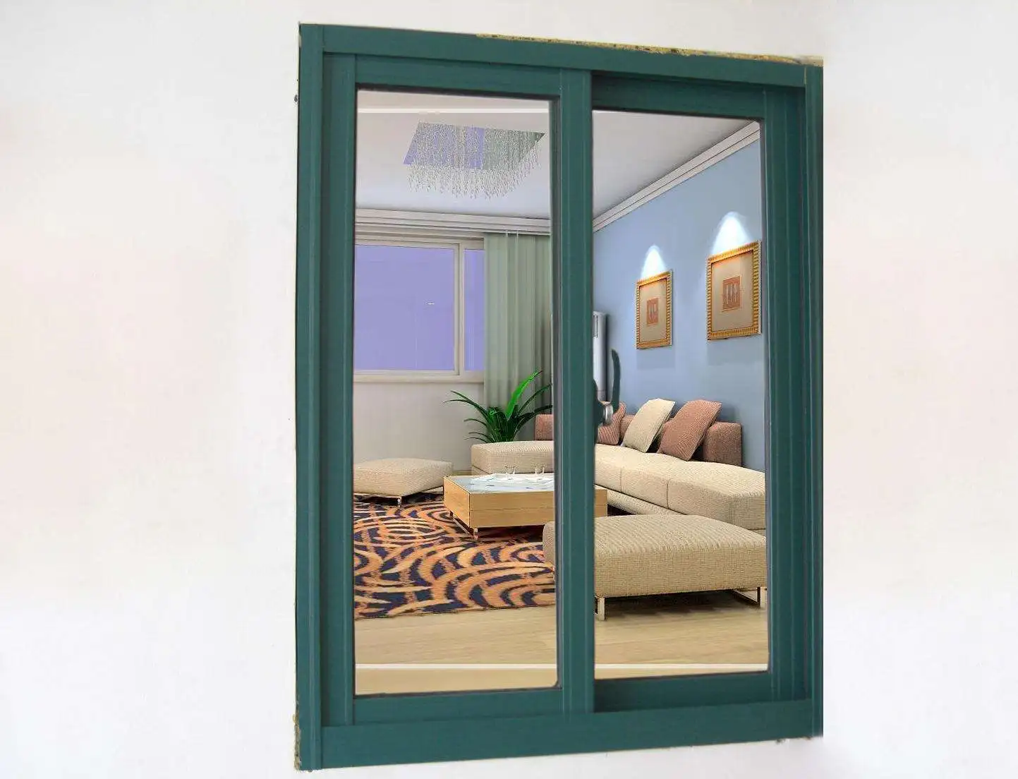 AS2047 Australia  European Standard double glass aluminium window, sliding windows for houses