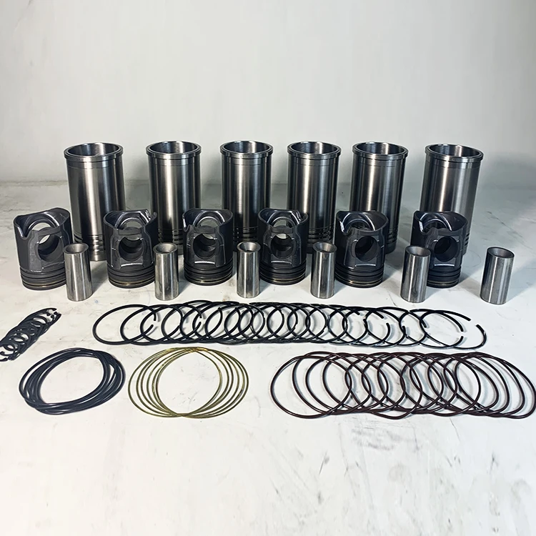 Cummins engine repair overhaul kit QSL9.3 6LT9.3 engine cylinder block kit C5342188 5305190 Piston kit Cumis truck spare parts