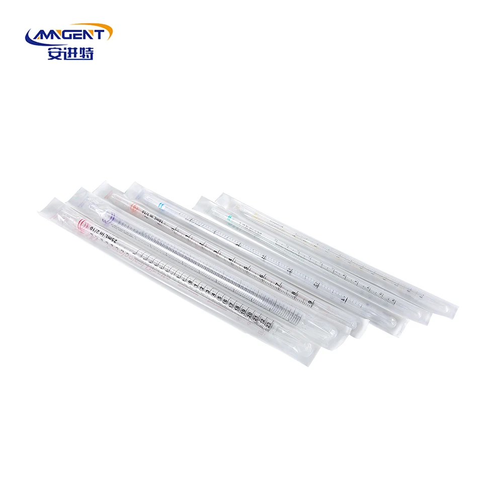AMNGENT medical lab  DNase/RNase free polystyrene serological pipette 25 ml capacity