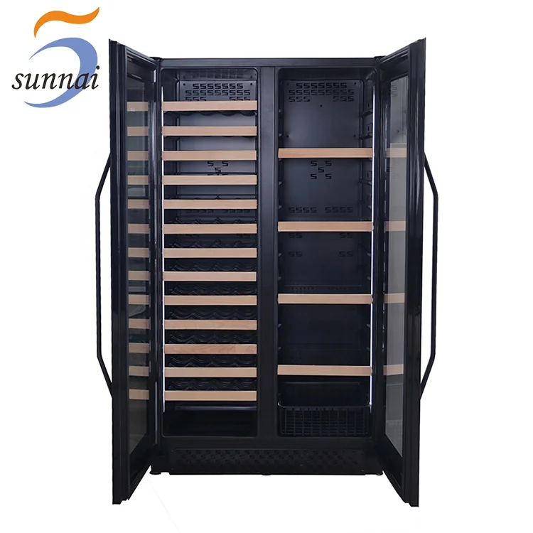 Оптовая продажа, профессиональный компрессор, автономный встроенный большой винный бар, холодильник