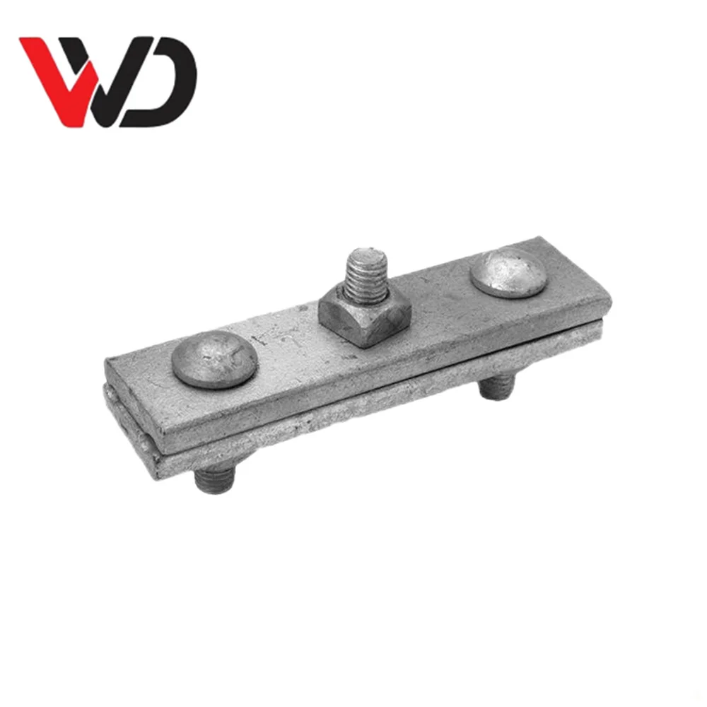 Manufacture Factory Sell OEM/ODM Accepted Pole Line Hardware 3 Botls Messenger Suspension Cable Clamp