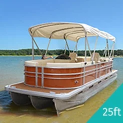 28ft 300HP Tritoon Pontoon Boat With Bathroom For Sale