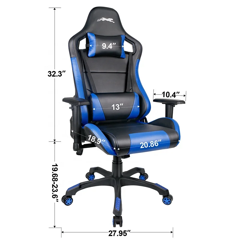 Wholesale Customized Modern Gaming racing Style Computer Chairs Adjustable Ergonomic Gaming Chairs