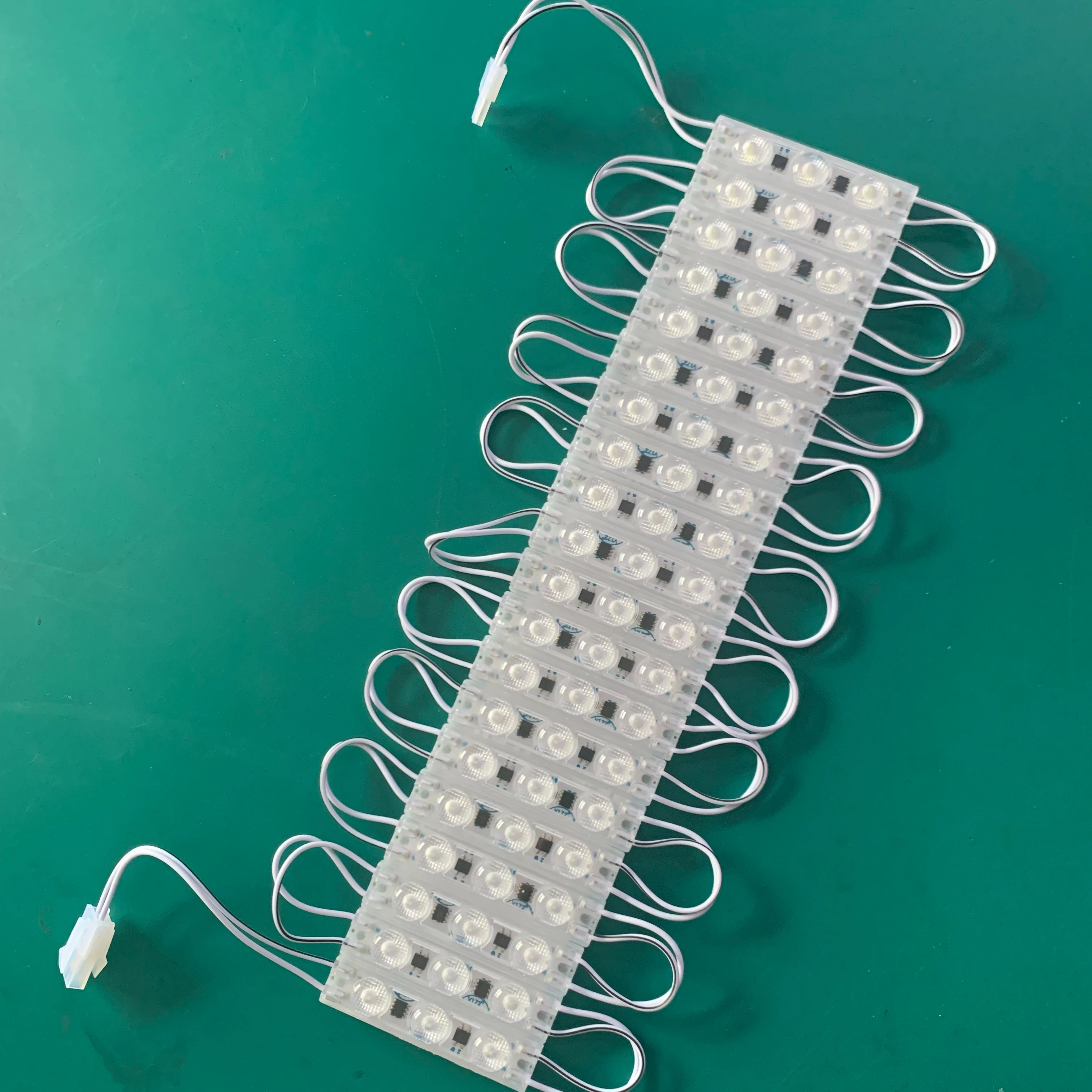 7015 AC 110V 220V  White Cool White Big View Angle Led Module  Injection 2835 no need driver 3 LED module  For Advertising Light