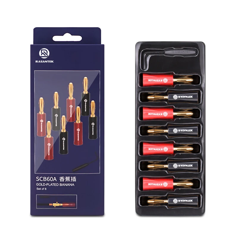 RASANTEK ABS корпус высокой яркости 4 мм HIFI динамик банановый