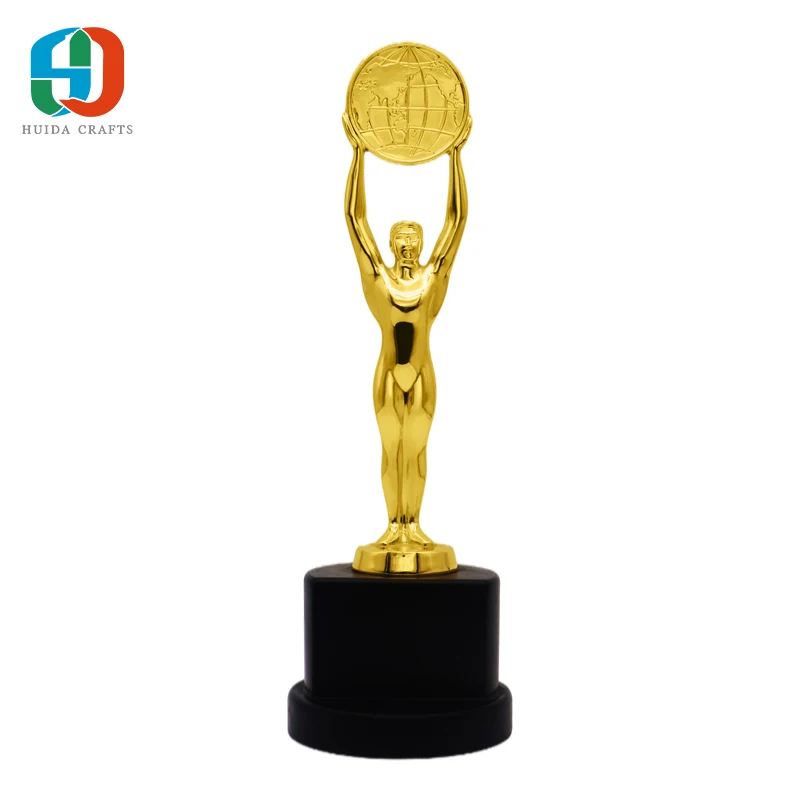 
Souvenir Tourism Gifts Gold Silver Copper Plated Shiny Metal Alloy Grammy Oscar Awards Trophy 