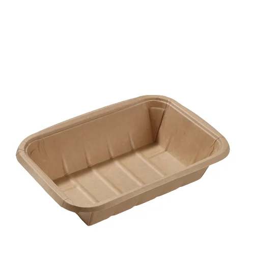 100% disposable paper tray for fruit or salad