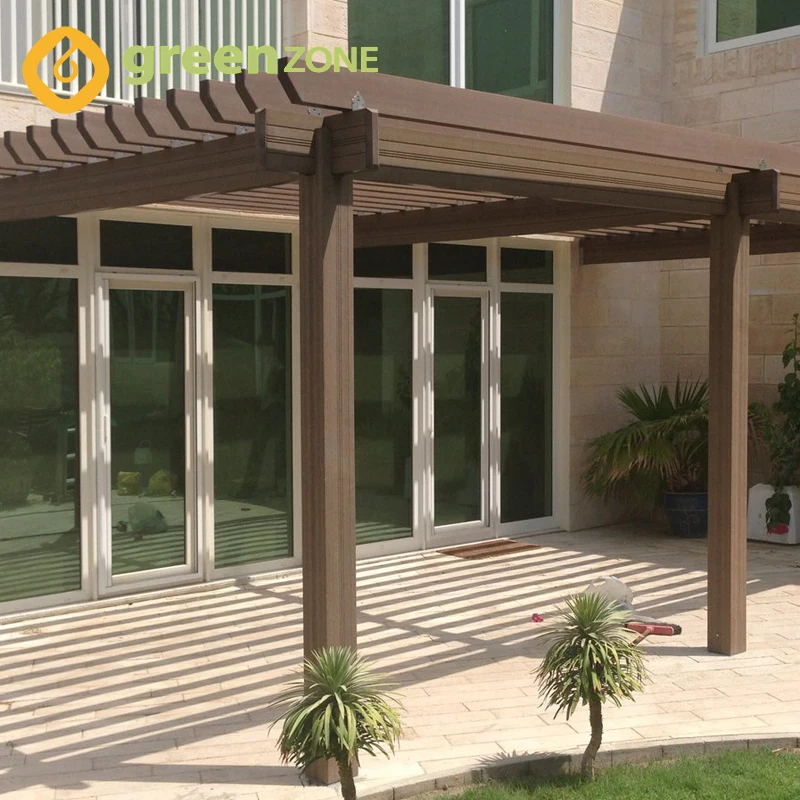 garden stone column gazebo tent wood pergola outdoor