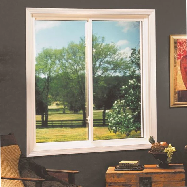 Custom Upvc Double Glazed Aluminum Sliding Windows Design Pvc Window