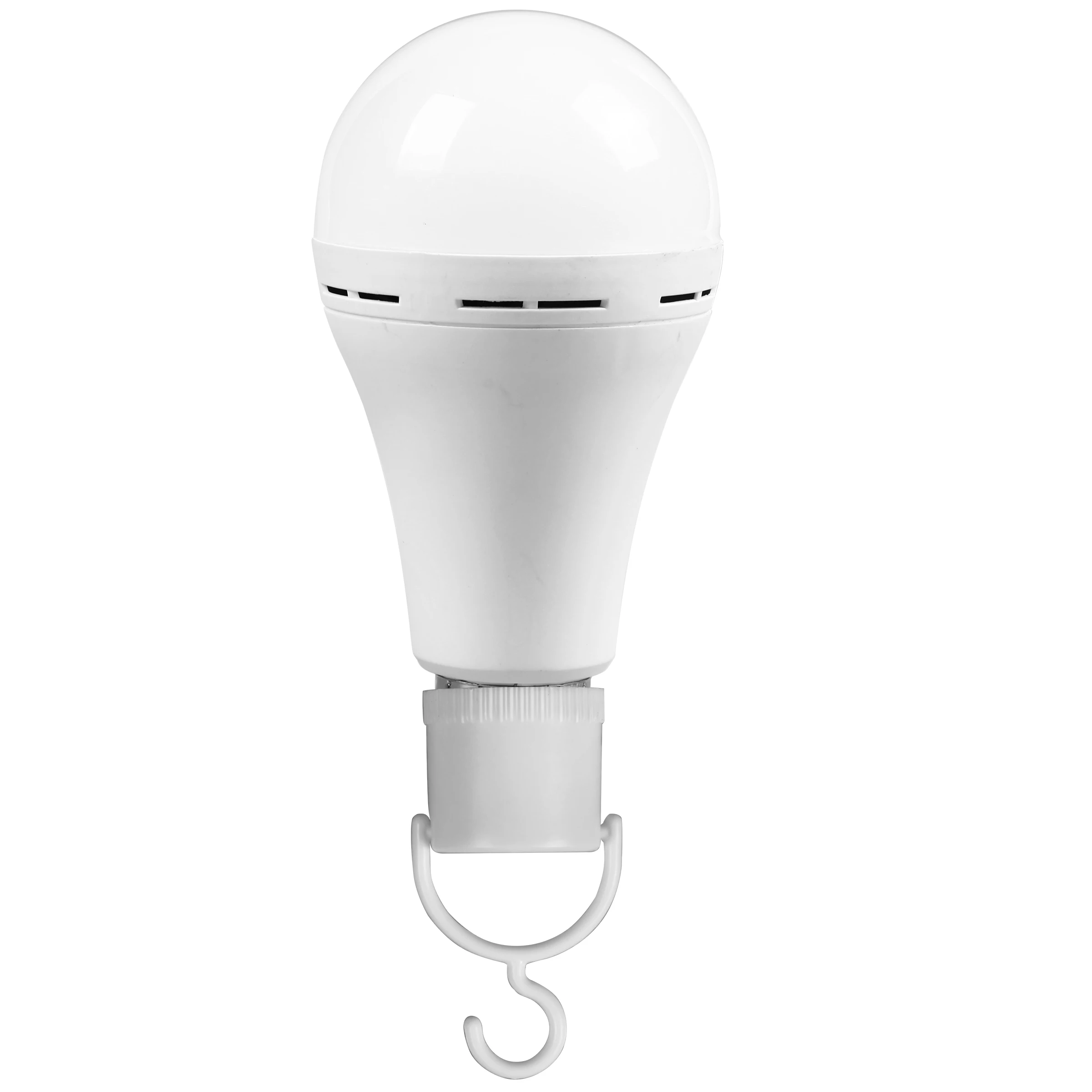 Rechargeable Emergency LED Bulb 6500K  7W 9W 12W Battery Operated Light Bulb E27 B22 for load shedding power outage