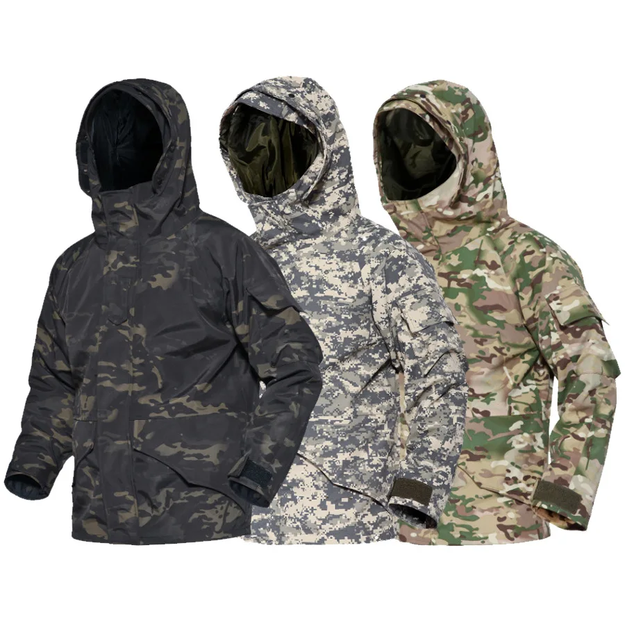camouflage uniform winter Jackets with warm liner Field Jacket Parka