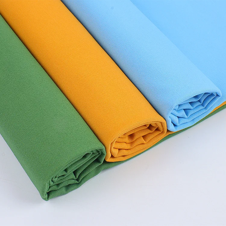 Naturally Dyed Fabrics Custom Color And Print 90% Polyester 10% Spandex Dry Fit Woven Stretch Sports Pants Fabric