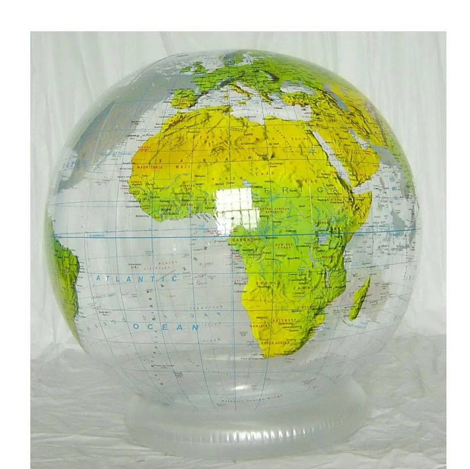 Cheap Freight PVC Inflatable Floating Globe World Globe