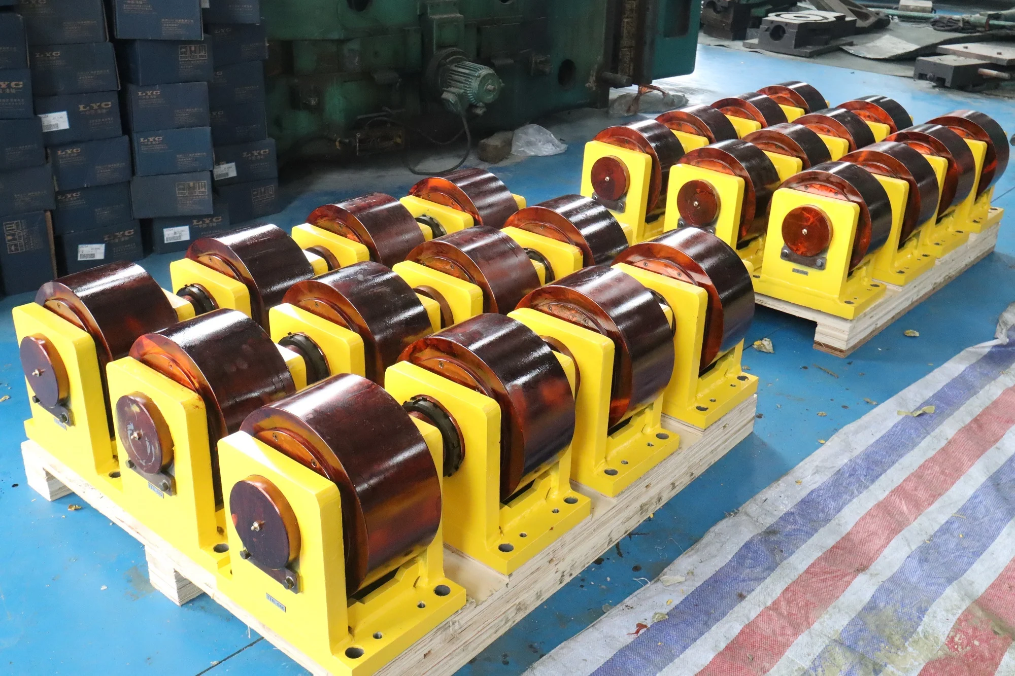 Forged Steel Crane Gantry Rail Wheel Crane On Wheels Crane Trolley Wheel Block