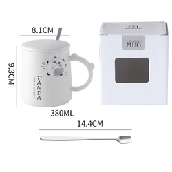 OEM ODM Popular Top Grade Customized Logo 450ML Custom Ceramics Mug For Coffee Shop