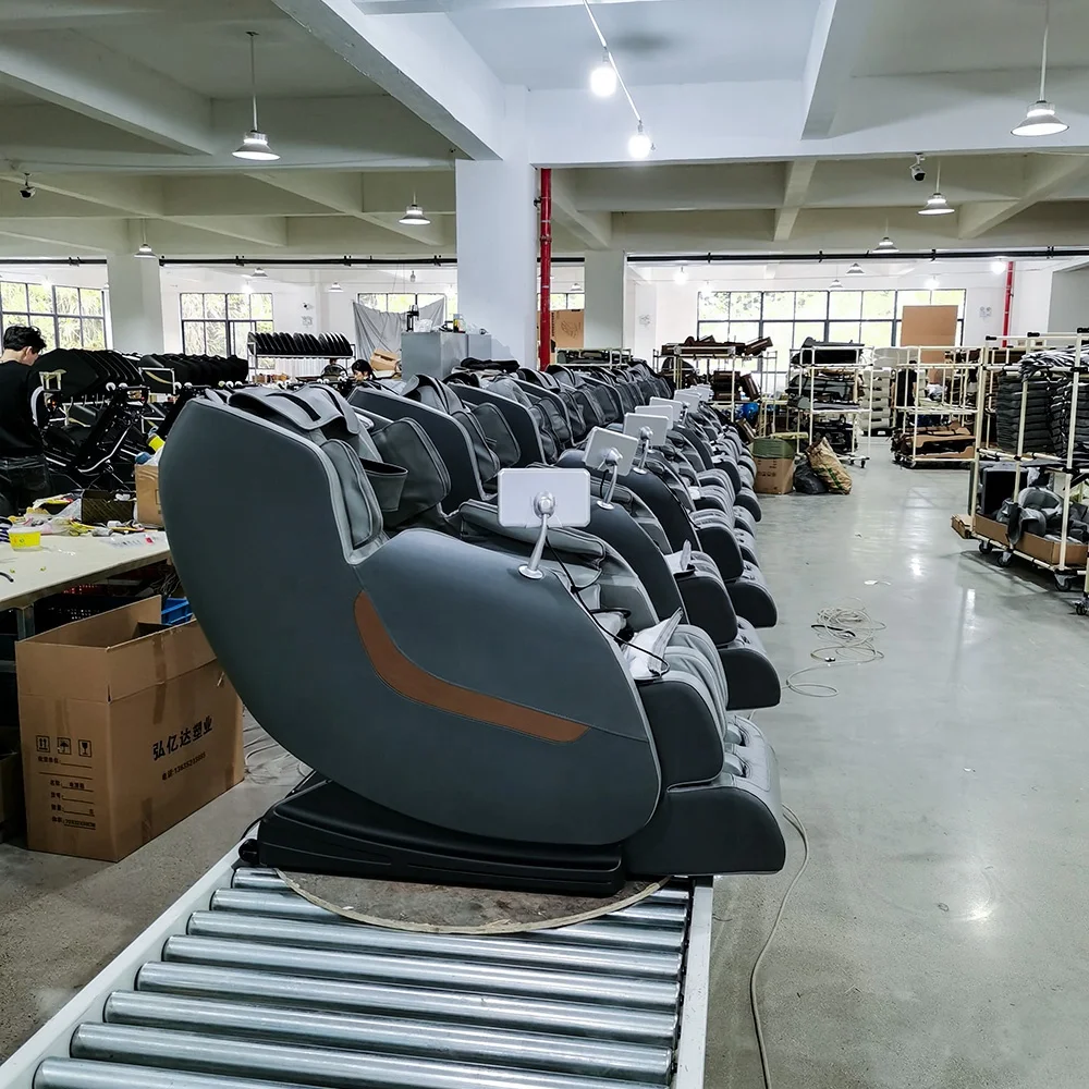 GUOHENG 2022  blood circulation zero gravity design massage chair with LCD panel remote control