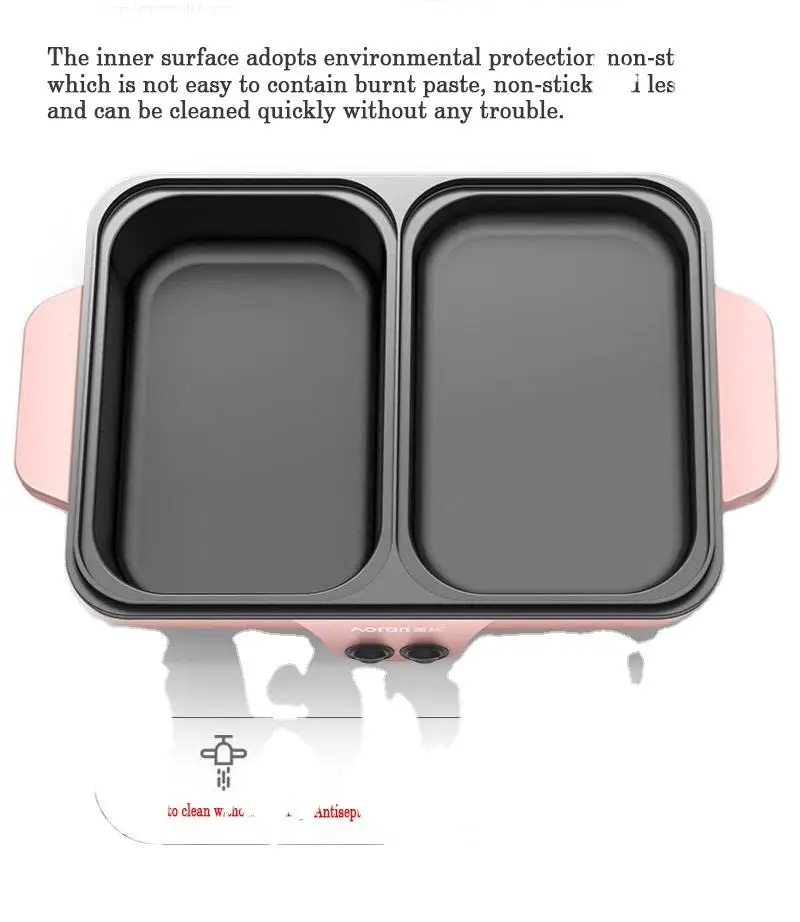 Best Selling Electric Bbq Grill Hot Pot Customized Electric Grill With Hot Pot