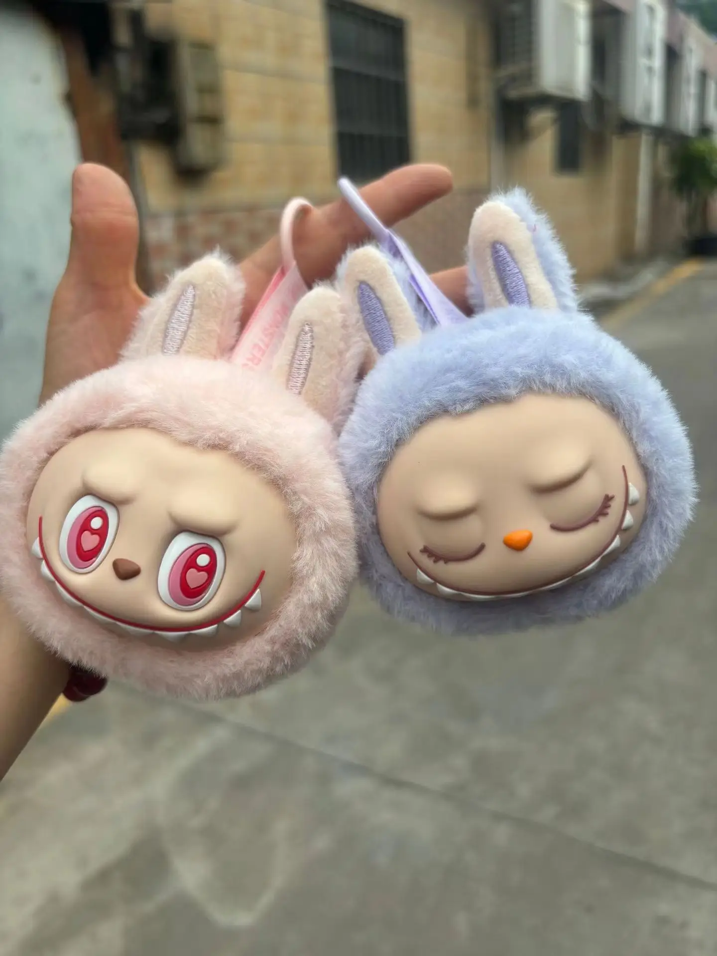 New Sitting Plush Small Brain Melon labubu keychain Clown Cute Dolls Wholesale