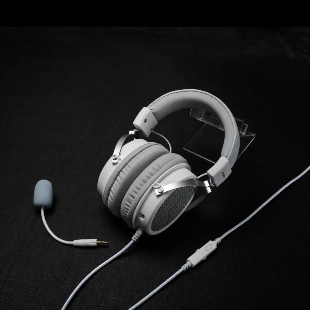 Professional Rog Wired 3.5mm Plug 50mm Metal Gaming Headset On-Ear Headphones