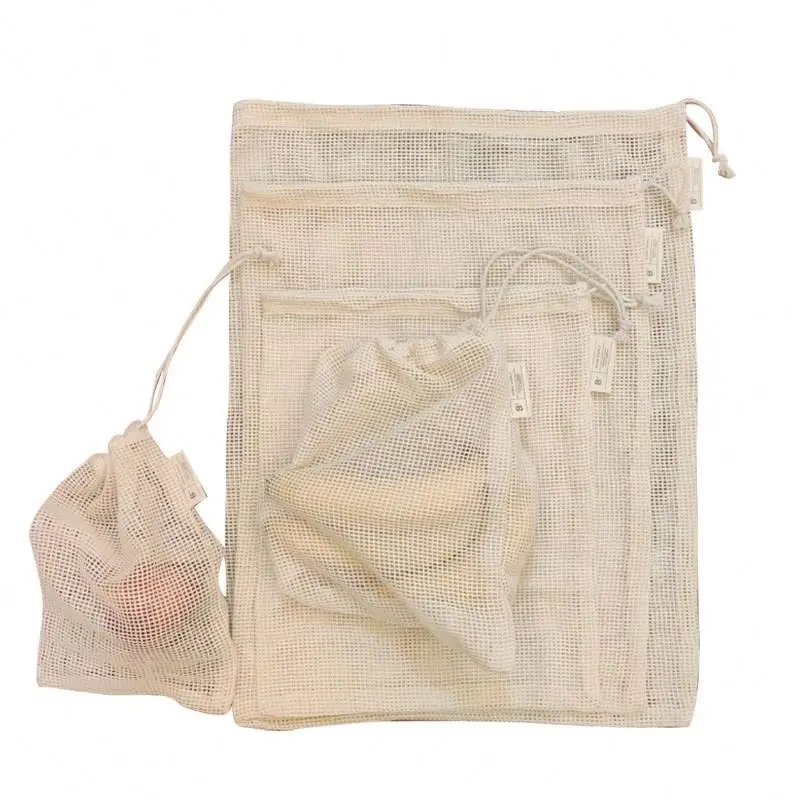
Small Eco Friendly Gift Pouch Custom Logo Cotton Drawstring Bag 