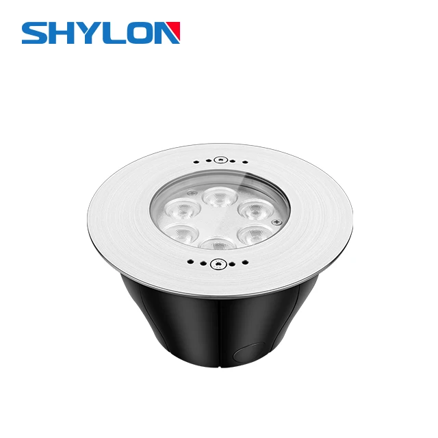 IP68 LED Fountain Light Single Color and External Control RGB Underwater Light 9W