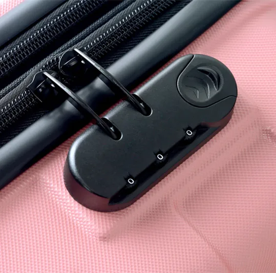 Wholesale Upright Horse ABS Material suitcase luggage set trolley travel bag luggage valise carry on luggage