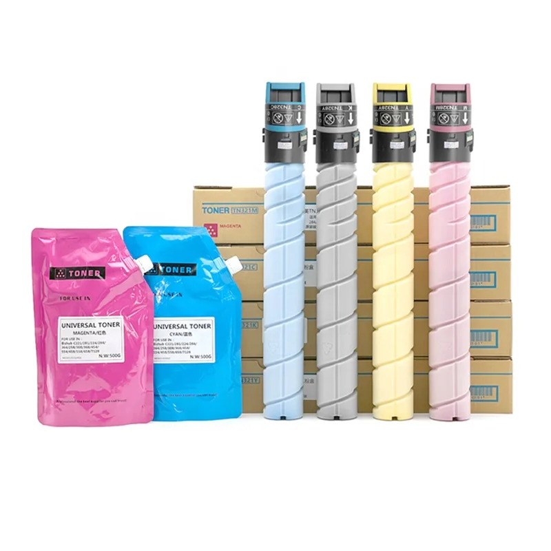 zhuhai Konica Minolta BHC C 250i 300i 360i 7130i TN328 AAV8230 AAV8330 AAV8430 AAV8130 Ceramic Toner Cartridge Powder Bulk Toner