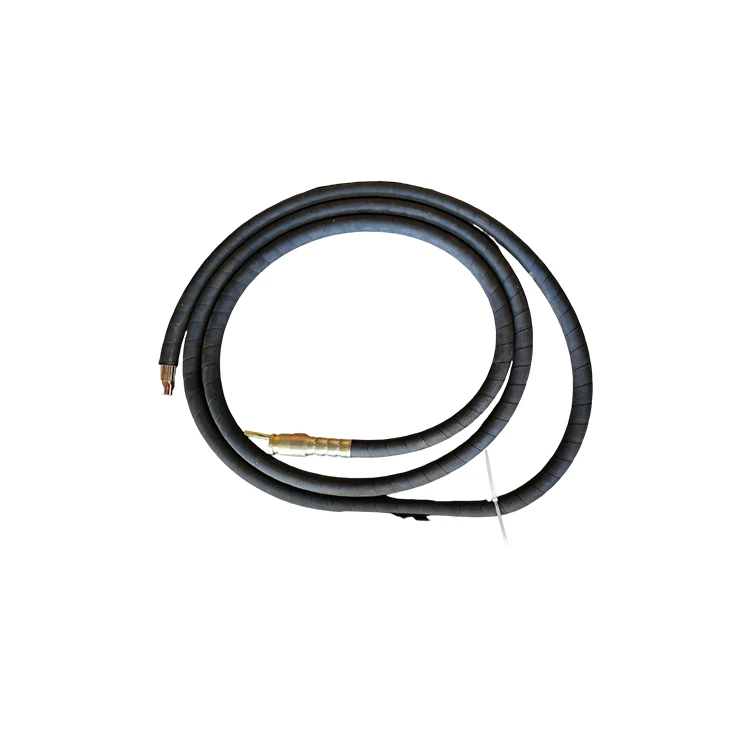 WISDOM Custom Japanese/Indonesi Type Portable Electric Motor Vibrator Hose 1-3M Flexible Rubber Hose For Concrete Poker Vibrator
