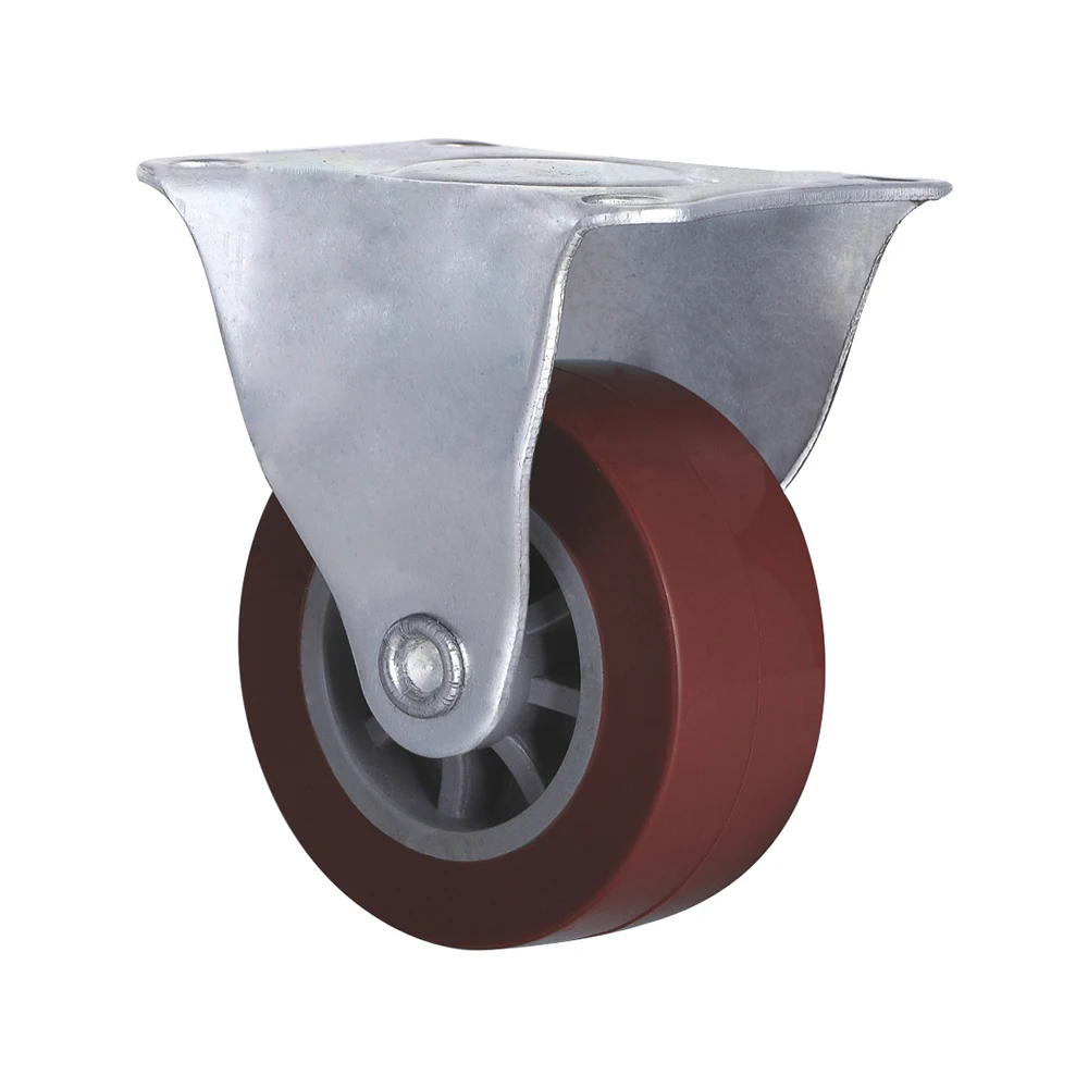 50mm nylon caster wheels 40mm locking furniture trolley cart caster wheels