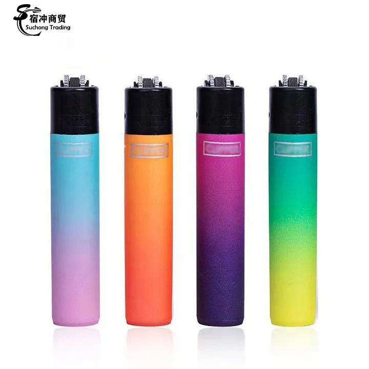 Custom Logo Rechargeable Hookah Rainbow Colorful Cigarette Smoke Gas Lighter