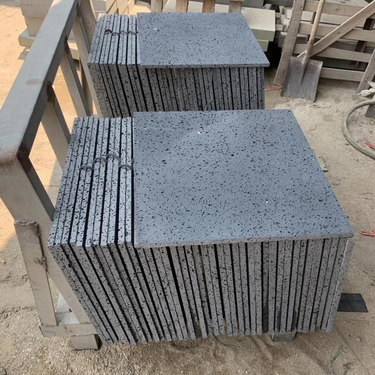 Hainan lava stone grill  pavers stone
