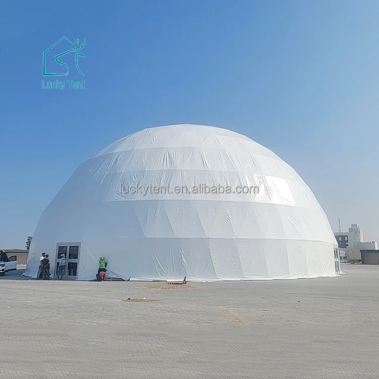 Outdoor Durable Full White PVC Dome Commercial Building for Events Mapping Screen Projection Dome