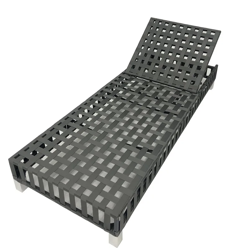 Yoho Hot Sale Aluminium Resin Sun Loungers Leisure Style Outdoor Patio Daybed for Beach Garden Hotel Use at Discounted Price