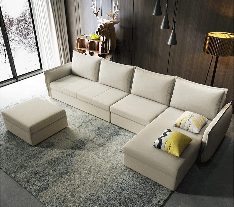 Reclining small sleeper furniture living room modern fabric modern cum foldable bunk folding sofa bed with storage