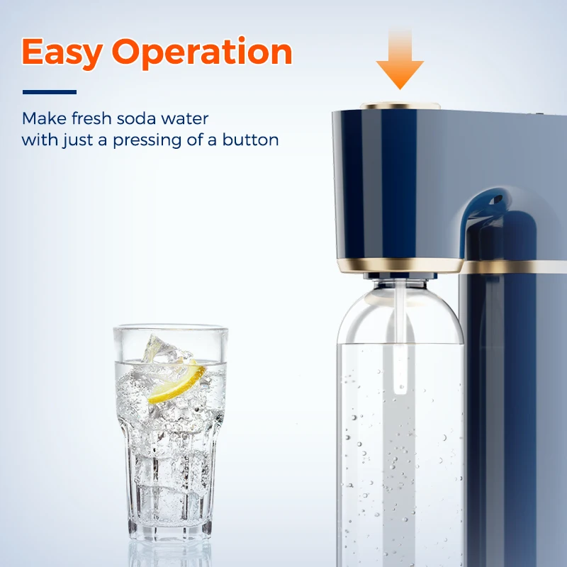 Factory Supply China Wholesale Water Soda Maker Desktop CO2 Soda Bottle Filling Machine Home Machine Soda Gas Drink Machine