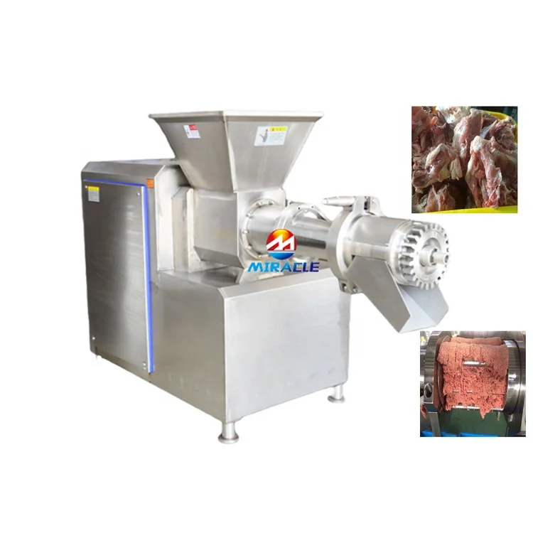 Low Temperature Industrial Chicken Goose Skeleton Bones and Meat Separator