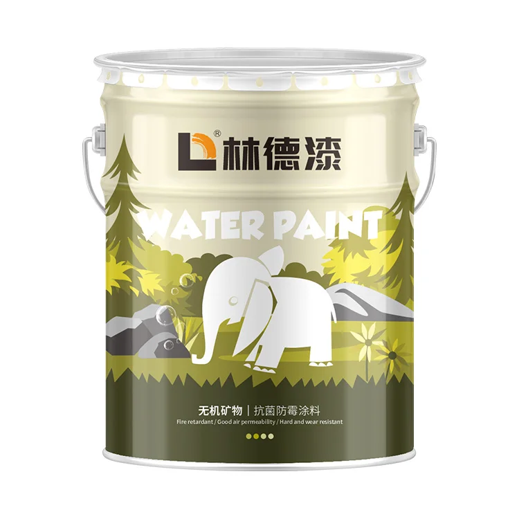 Неорганическая минеральная краска для стен с защитой от плесени по оптовой цене, жидкое покрытие Линде 0,6 мм-1 мм, 20 кг/бочка, 2 года