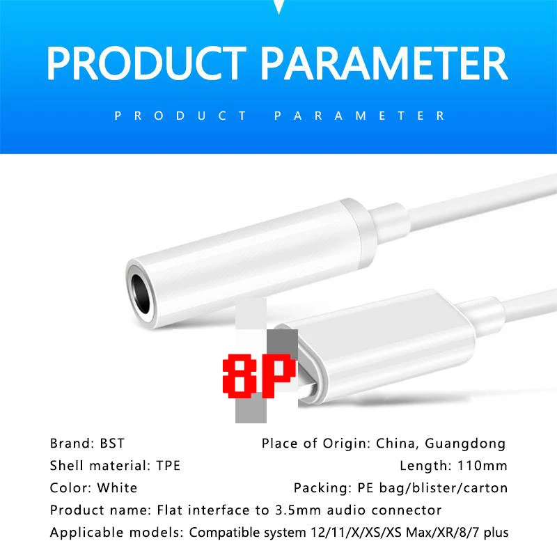 best seller audio headphone jack adapter connector cable wire for iphone to 3.5mm